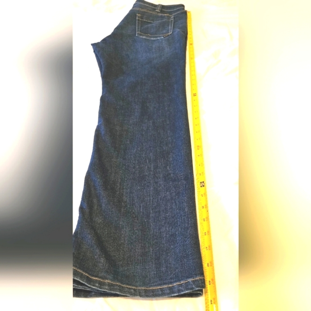 5.11 Tactical Jeans Mens Size 38x34 Dark Blue Denim Whiskers "Always Be Ready" - Picture 9 of 16